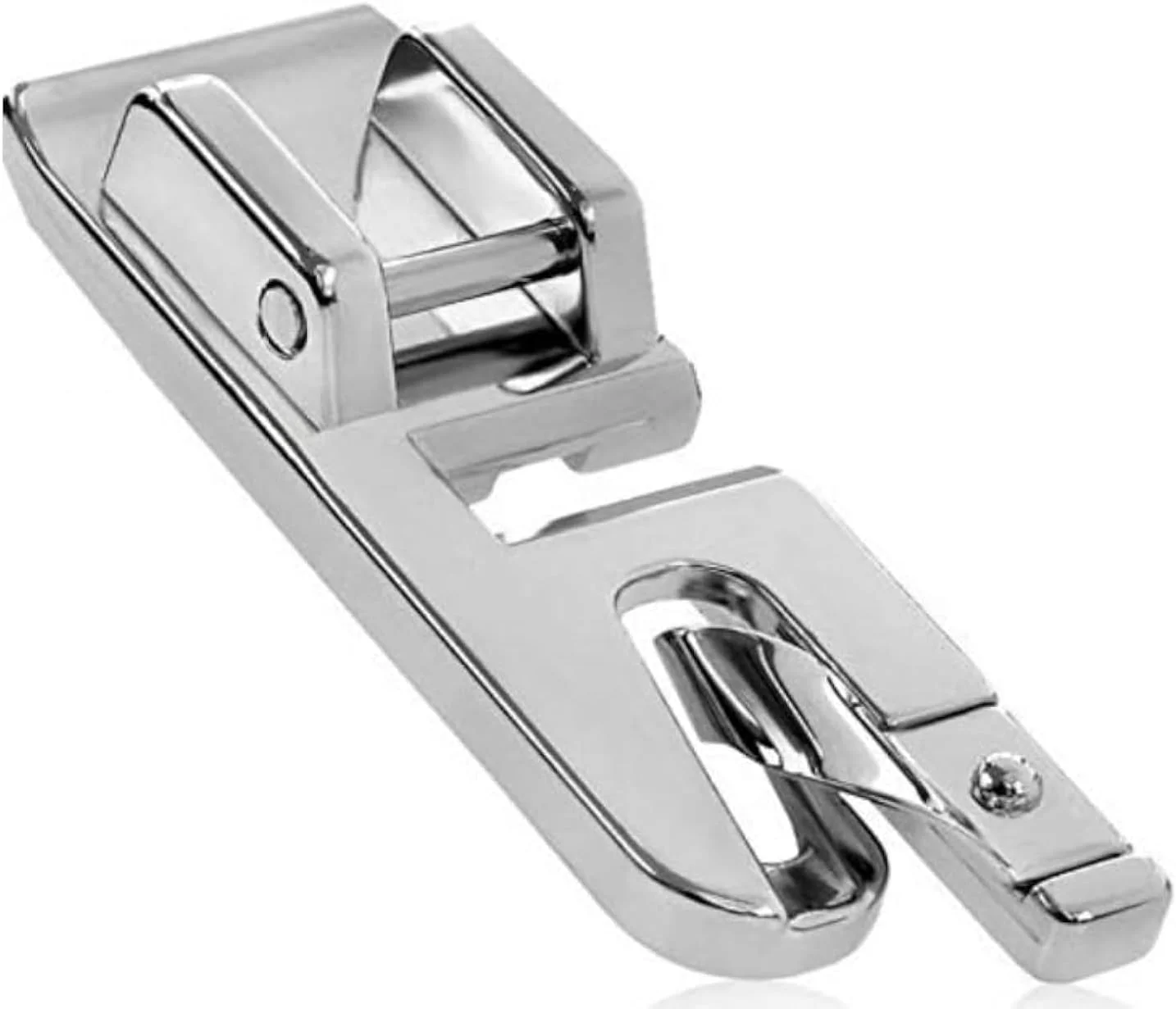 پایه پیکو فلزی Zenith با اتصال آسان برای چرخ خیاطی های اتوماتیک (سینگر/اوشا/برادر) پایه باریک لبه رول | استیل ضد زنگ با اتصال آسان برای مصارف خانگی | سازگار با ماشین های جلویی