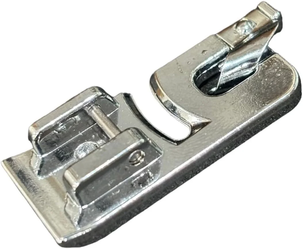 پایه پیکو ضمیمه‌شدنی Zenith برای همه چرخ خیاطی‌های اتوماتیک، 2 عدد (Singer/Usha/Brother/Rajesh)، مجموعه پایه فشار باریک لبه غلتکی، 2 عدد