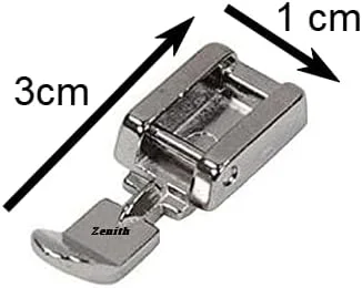 پایه باریک زیپ دوزی Zenith دو عددی مناسب برای تمام چرخ خیاطی های اتوماتیک (سینگر/اوشا/برادر/راجش) پایه های فشاری برای مصارف خانگی پایه باریک زیپ دوزی Zenith دو عددی مناسب برای تمام چرخ خیاطی های اتوماتیک (سینگر/اوشا/برادر/راجش) پایه های فشاری برای مصارف خانگی