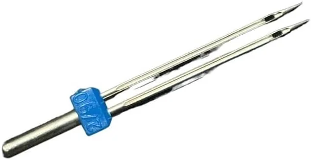 پایه دو سوزنه و پایه پنج شیار Zenith مناسب برای انواع چرخ خیاطی اتوماتیک خانگی مانند Usha Janome Singer و چرخ های گلدوزی. فولاد سفید (5 شیار + 1 دو سوزنه)