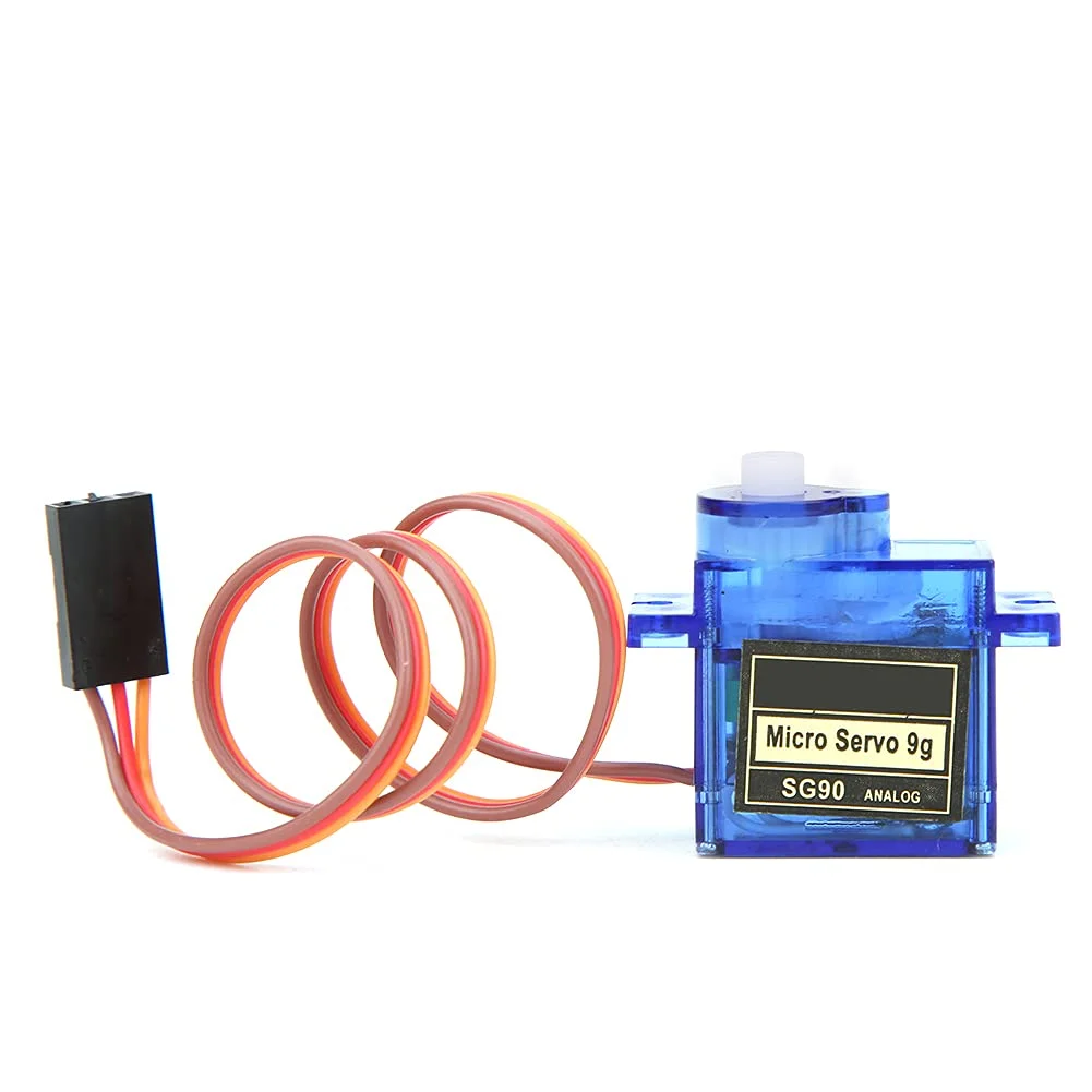 موتور سروو Zerodis SG90، مناسب برای ربات RC و هواپیما، چرخش 90 تا 180 درجه، کوچک و بادوام، برای هواپیماها و ربات های مینیاتوری (SG90) موتور سروو Zerodis SG90، مناسب برای ربات RC و هواپیما، چرخش 90 تا 180 درجه، کوچک و بادوام، برای هواپیماها و ربات های مینیاتوری (SG90)
