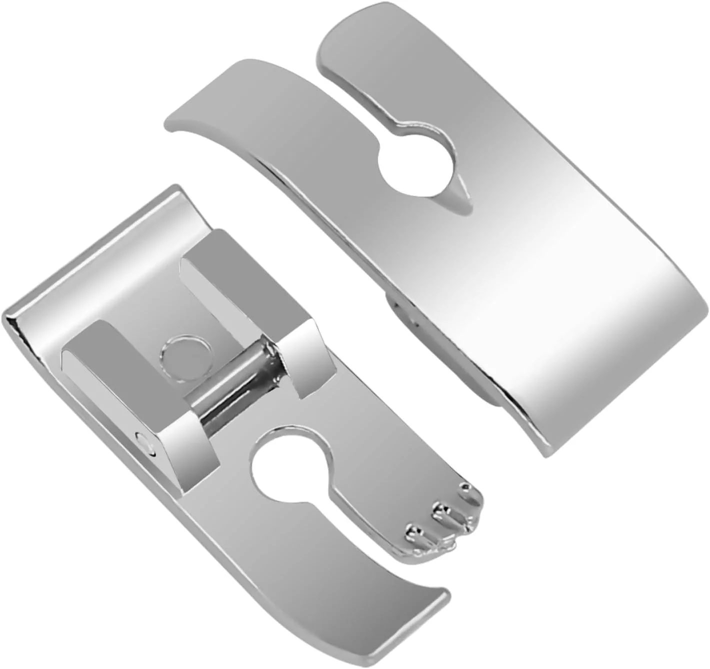 دو عدد پایه دوخت مستقیم 1/4 اینچی برای چرخ خیاطی های پایه کوتاه ضامن دار سینگر، برادر، ژانومه، جوکی، بیبی لاک، النا، کنمور، وایت، ان، سادگی، یورو-پرو