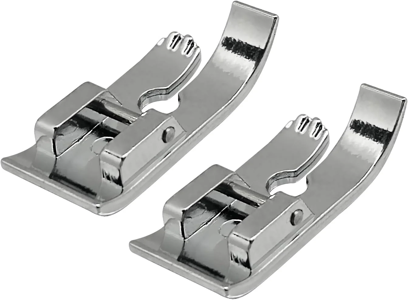 دو عدد پایه دوخت مستقیم 1/4 اینچی برای چرخ خیاطی های پایه کوتاه ضامن دار سینگر، برادر، ژانومه، جوکی، بیبی لاک، النا، کنمور، وایت، ان، سادگی، یورو-پرو