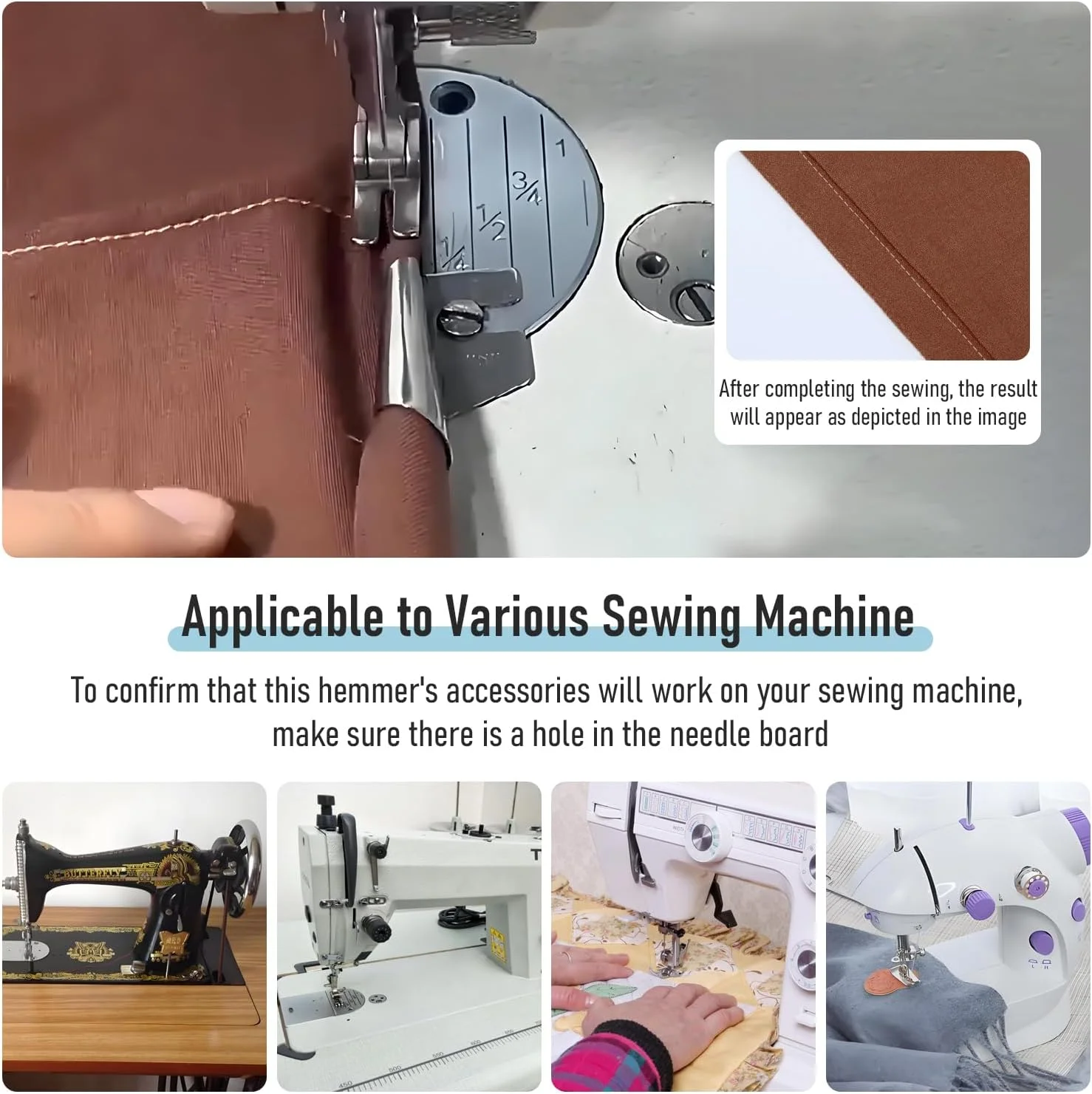 مجموعه پایه لب تو (Hemmer Foot) چرخ خیاطی ZHAO، 8 سایز 3 تا 10 میلیمتر به همراه راهنمای دوخت، گیره خیاطی، پیچ گوشتی، ابزار و لوازم جانبی چرخ خیاطی برای لوازم خیاطی خانگی مجموعه پایه لب تو (Hemmer Foot) چرخ خیاطی ZHAO، 8 سایز 3 تا 10 میلیمتر به همراه راهنمای دوخت، گیره خیاطی، پیچ گوشتی، ابزار و لوازم جانبی چرخ خیاطی برای لوازم خیاطی خانگی