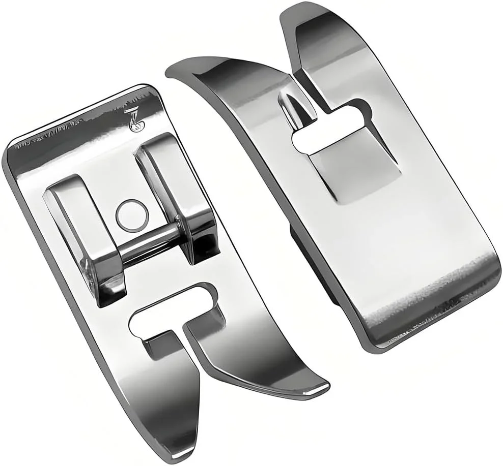 آداپتور پایه کوتاه فشاری ZhXu Shuo 2 عددی و پایه دوخت زیگزاگ و مستقیم مناسب برای چرخ خیاطی های خانگی سینگر، برادر، ژانومه