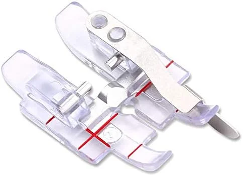 پایه دوخت شفاف 1/4 اینچی (یک چهارم اینچ) زیگزاگ استورم مدل 820881096 به همراه راهنما، مناسب برای چرخ خیاطی های گروه C,E,G,J,K پفاف - 820881096