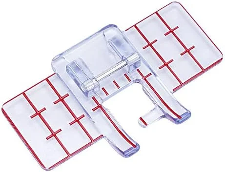 821082096 پایه دوخت تزئینی چند خطی فشاری، پایه دوخت موازی برای چرخ خیاطی های Janome, Pfaff B, C, D, E, F, G, J, K مدل 821082096