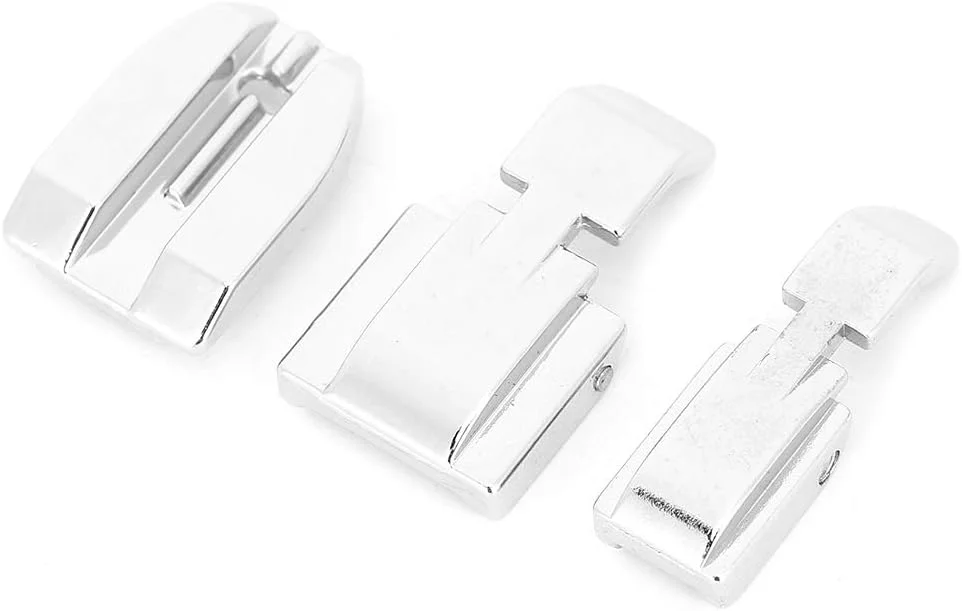 ۳ عدد پایه زیپ دوزی چرخ خیاطی خانگی استیل ضد زنگ برای پروژه های خیاطی ۳ عدد پایه زیپ دوزی چرخ خیاطی خانگی استیل ضد زنگ برای پروژه های خیاطی