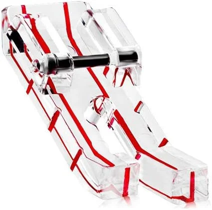 پایه دوخت شفاف 1/4 اینچی برای تمامی چرخ خیاطی های پایین پایه دار سینگر، برادر، بیبی لاک، یورو-پرو، ژانومه، کنمور، وایت، جوکی، سیمپلیسیتی، النا پایه دوخت شفاف 1/4 اینچی برای تمامی چرخ خیاطی های پایین پایه دار سینگر، برادر، بیبی لاک، یورو-پرو، ژانومه، کنمور، وایت، جوکی، سیمپلیسیتی، النا