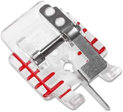 پایه دوخت شیاری 1/4 اینچی (یک چهارم اینچ) شفاف، مناسب برای چرخ خیاطی های Brother, Singer, Babylock, Bernette, Elna, Viking پایه دوخت شیاری 1/4 اینچی (یک چهارم اینچ) شفاف، مناسب برای چرخ خیاطی های Brother, Singer, Babylock, Bernette, Elna, Viking