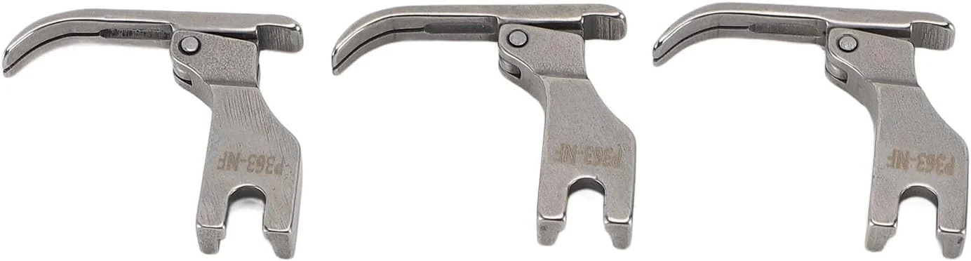 ۳ عدد پایه دوخت زیپ، پایه دوخت تخت فولادی برای چرخ خیاطی صنعتی ۳ عدد پایه دوخت زیپ، پایه دوخت تخت فولادی برای چرخ خیاطی صنعتی