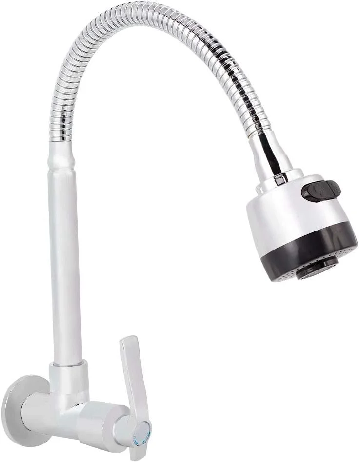 شیر آب دیواری چرخشی 360 درجه، شیر آشپزخانه G1/2 اینچ برای آشپزخانه خانگی و روشویی حمام شیر آب دیواری چرخشی 360 درجه، شیر آشپزخانه G1/2 اینچ برای آشپزخانه خانگی و روشویی حمام