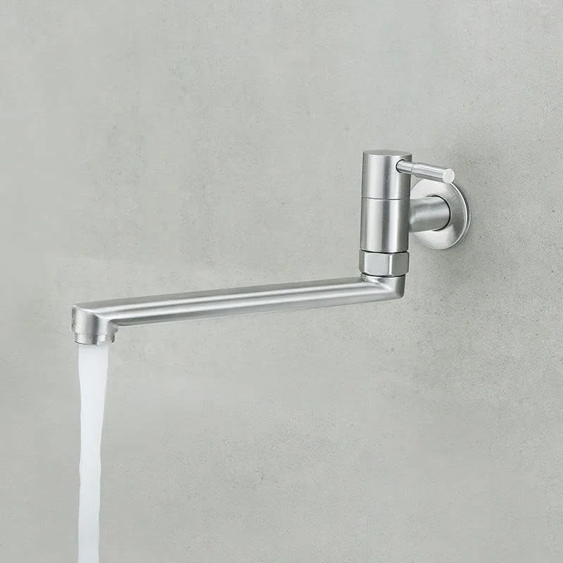 شیر آب تک اهرمی استیل ضد زنگ باوکمو، شیر آب تک سرد بالکن (نقره ای) شیر آب تک اهرمی استیل ضد زنگ باوکمو، شیر آب تک سرد بالکن (نقره ای)