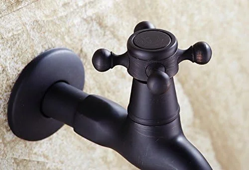 شیر آب تک دسته سرد، مناسب ماشین لباسشویی، فضای باز، باغ، با دستگیره صلیبی، رنگ برنز روغنی شیر آب تک دسته سرد، مناسب ماشین لباسشویی، فضای باز، باغ، با دستگیره صلیبی، رنگ برنز روغنی