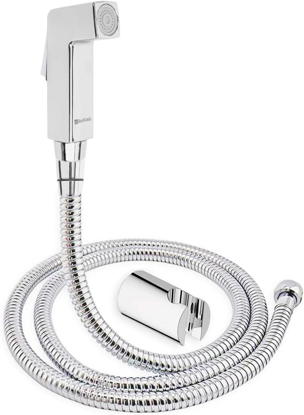 شیر بهداشتی بیده پلاستیکی ABS بونکاسو مدل HF-1014 با قابلیت چرخش 360 درجه و شلنگ استیل انعطاف پذیر 1 متری برای توالت، روکش کروم - جت اسپری برای توالت (بسته 1 عددی) شیر بهداشتی بیده پلاستیکی ABS بونکاسو مدل HF-1014 با قابلیت چرخش 360 درجه و شلنگ استیل انعطاف پذیر 1 متری برای توالت، روکش کروم - جت اسپری برای توالت (بسته 1 عددی)