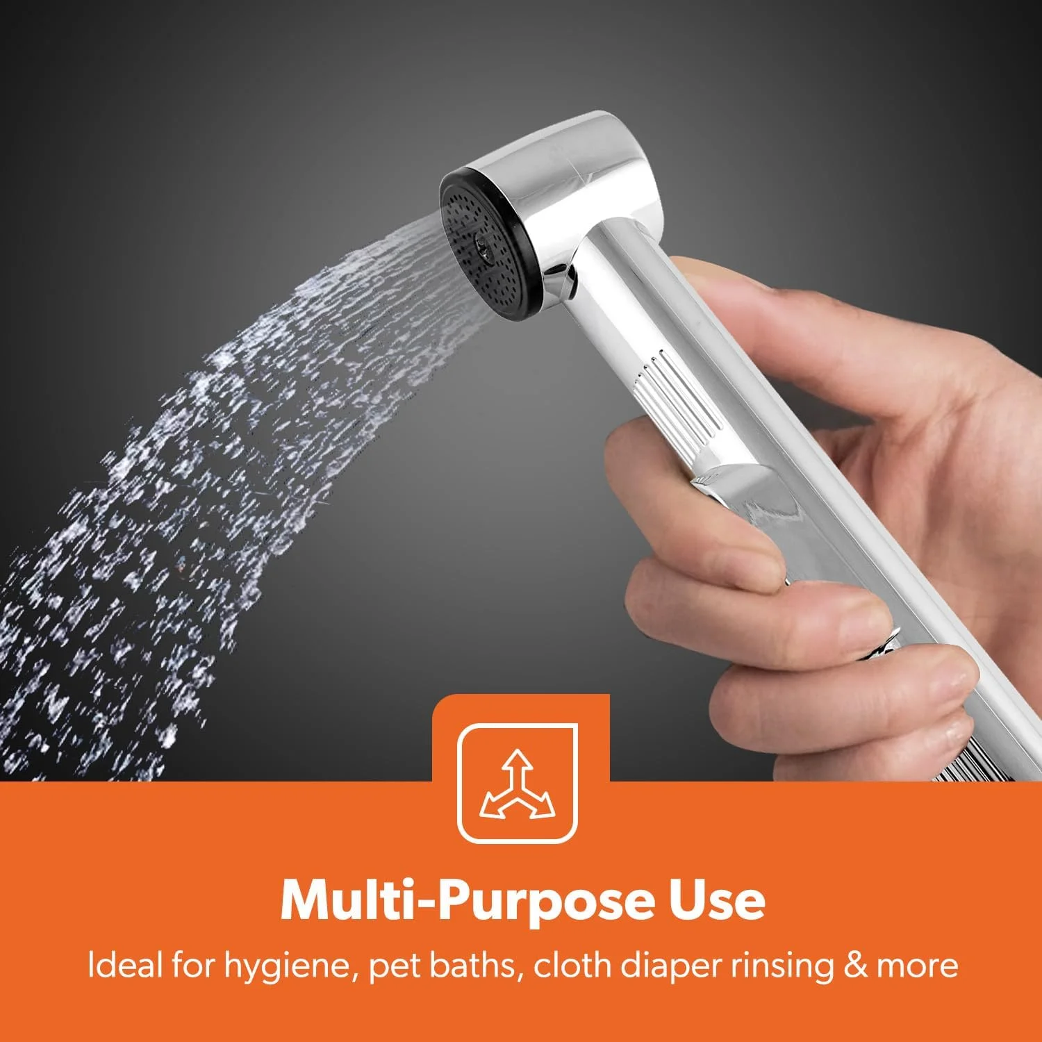 اسپری شاتاف دستی توالت Geepas - شیر اسپری شاتاف دوش حمام، شیر تمیز کننده توالت - شامل شلنگ آب و نگهدارنده اسپری نصب شده - اسپری توالت دوش اسپری شاتاف دستی توالت Geepas - شیر اسپری شاتاف دوش حمام، شیر تمیز کننده توالت - شامل شلنگ آب و نگهدارنده اسپری نصب شده - اسپری توالت دوش