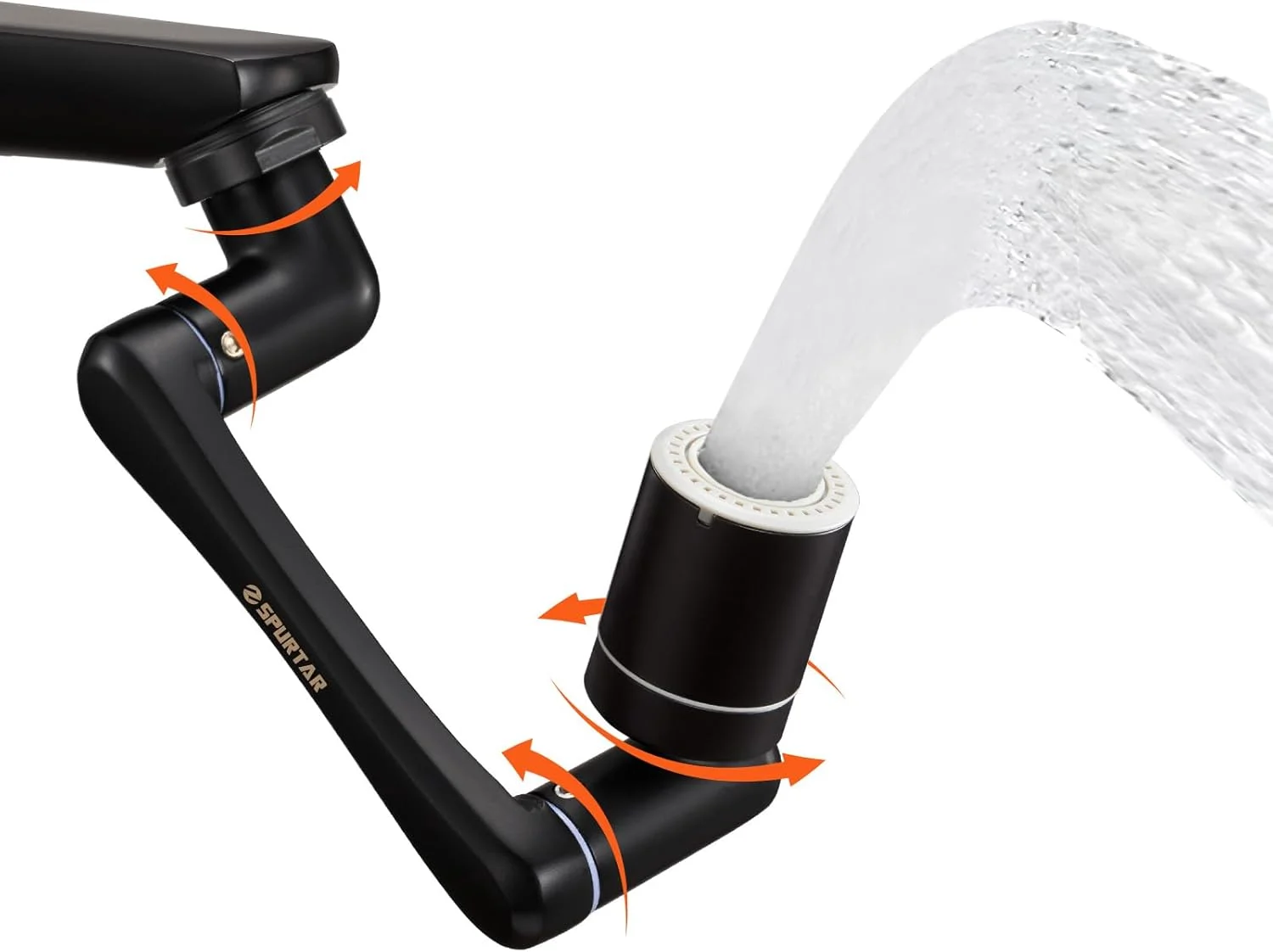 افزایش دهنده شیر آب Spurtar، چرخش 1080° + 360°، شیر آب چند منظوره، شیر آب فیلتر پاشش جهانی، افزایش دهنده شیر آب برای سینک حمام، هواساز شیر آشپزخانه چرخشی، مشکی، (HHW0001BK) افزایش دهنده شیر آب Spurtar، چرخش 1080° + 360°، شیر آب چند منظوره، شیر آب فیلتر پاشش جهانی، افزایش دهنده شیر آب برای سینک حمام، هواساز شیر آشپزخانه چرخشی، مشکی، (HHW0001BK)