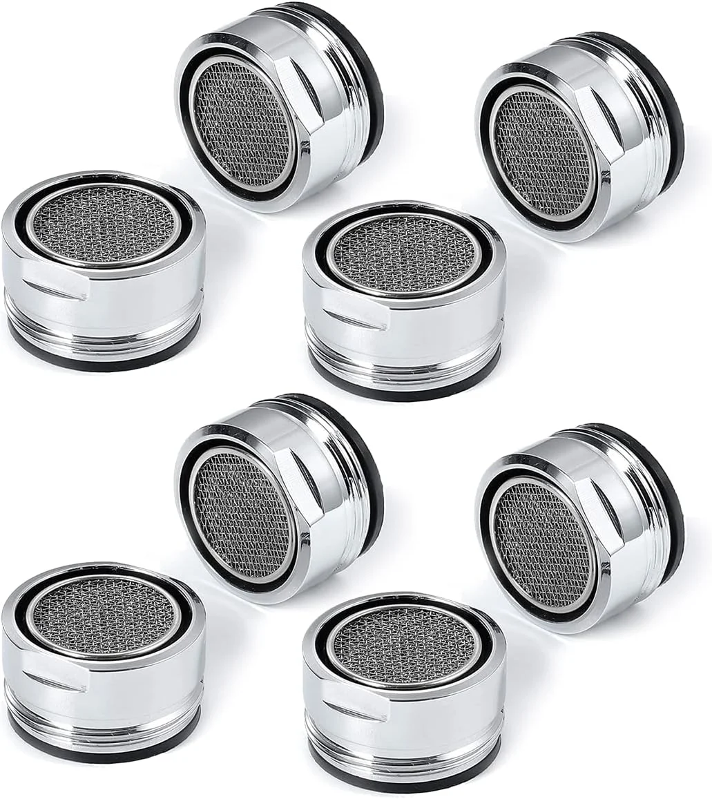 8 عدد سرشیر کاهنده مصرف آب، سایز یونیورسال، قطعات جایگزین، محدود کننده جریان آب برای شیر آشپزخانه و حمام 8 عدد سرشیر کاهنده مصرف آب، سایز یونیورسال، قطعات جایگزین، محدود کننده جریان آب برای شیر آشپزخانه و حمام