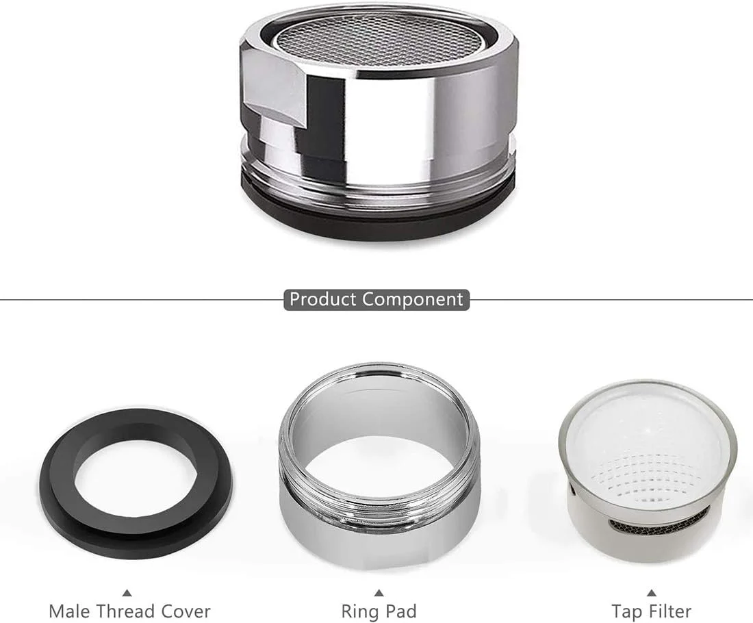 سری شیر آشپزخانه SYOSI، بسته 3 عددی، سر شیر چرخشی قابل تنظیم صرفه جویی در آب، دستگاه موثر افزونه سر اسپری شیر فیلتردار برای اتصال شیر سینک آشپزخانه حمام سری شیر آشپزخانه SYOSI، بسته 3 عددی، سر شیر چرخشی قابل تنظیم صرفه جویی در آب، دستگاه موثر افزونه سر اسپری شیر فیلتردار برای اتصال شیر سینک آشپزخانه حمام