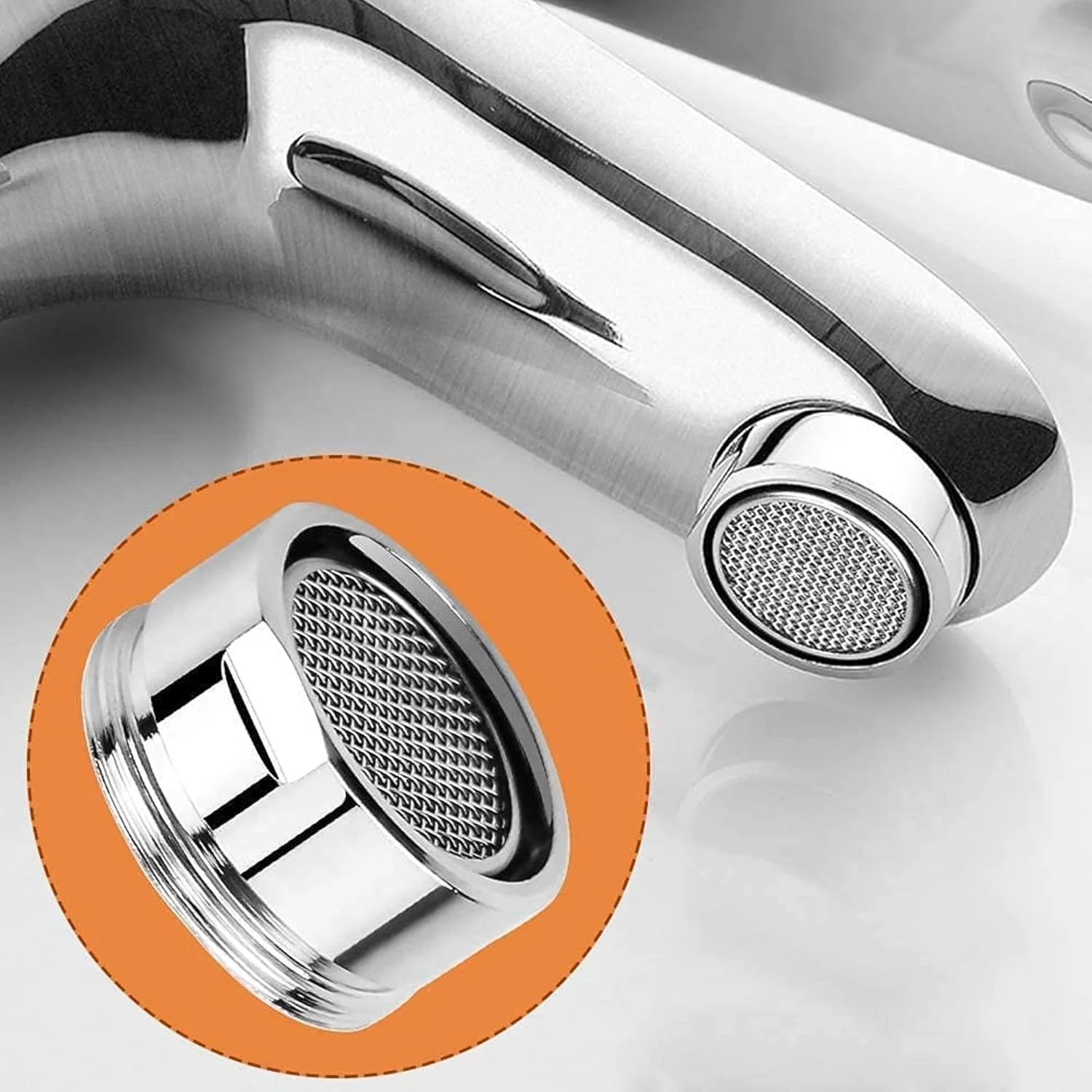 مجموعه سرشیر کاهنده مصرف آب سولفار 24 میلیمتری به همراه آچار | نازل های کاهنده مصرف آب شیر | مناسب برای سینک ظرفشویی و روشویی | اتصالات حباب ساز رزوه ای نر (4 عدد) مجموعه سرشیر کاهنده مصرف آب سولفار 24 میلیمتری به همراه آچار | نازل های کاهنده مصرف آب شیر | مناسب برای سینک ظرفشویی و روشویی | اتصالات حباب ساز رزوه ای نر (4 عدد)