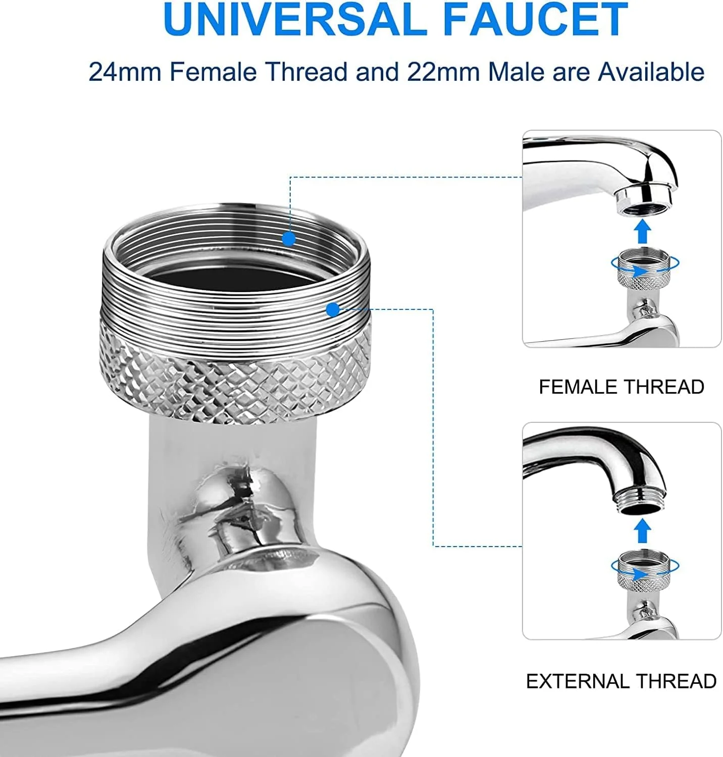 سَری شیر آب چرخان 1080 درجه، پخش کننده آب با بازوی رباتیک چرخان، شیر فیلتر پاشش سینک آشپزخانه سَری شیر آب چرخان 1080 درجه، پخش کننده آب با بازوی رباتیک چرخان، شیر فیلتر پاشش سینک آشپزخانه