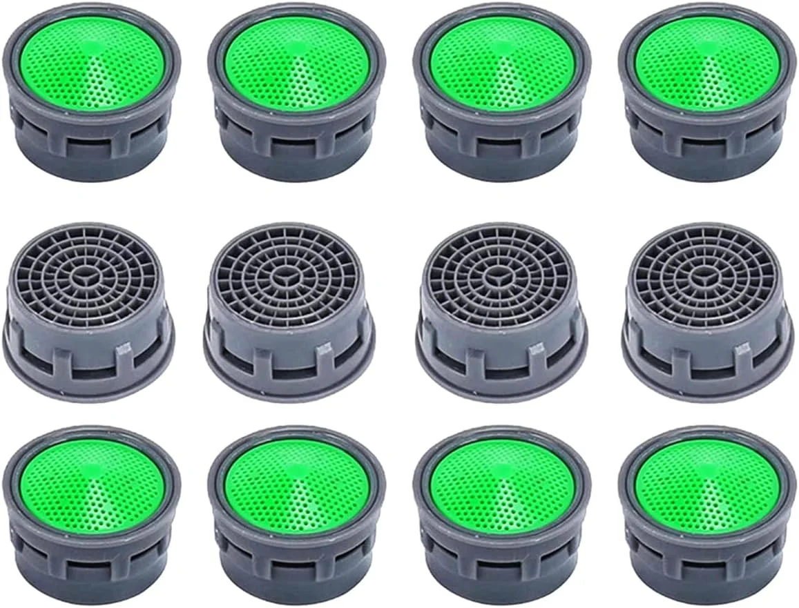 ۱۲ عدد مغزی سرشیر آب، قطعات جایگزین، کاهنده جریان آب برای شیرهای حمام یا آشپزخانه