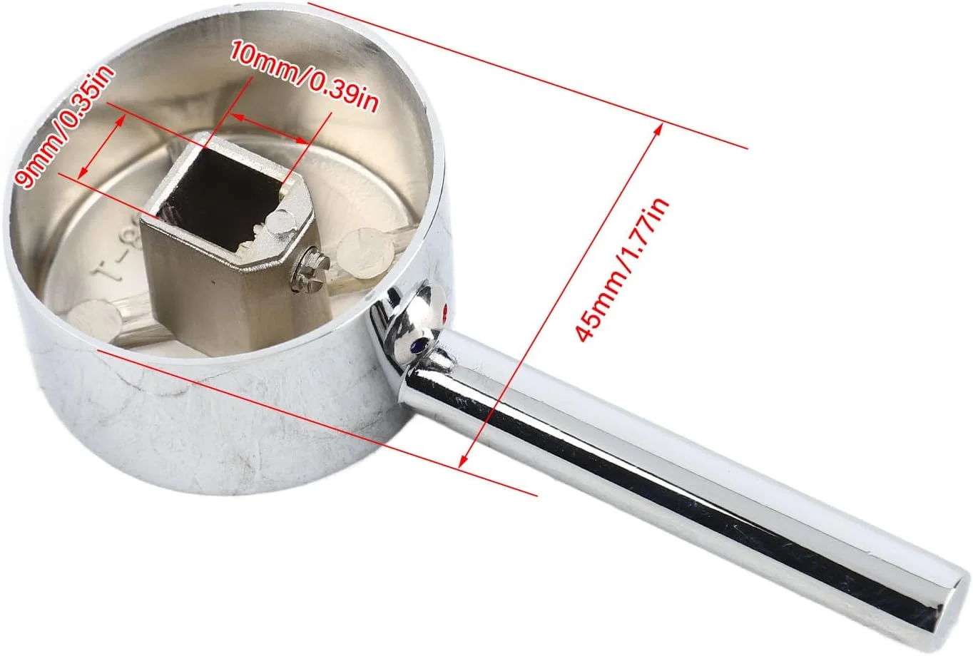 دسته شیر آب، دسته اهرمی جایگزین شیر سینک با طراحی ارگونومیک آلیاژ روی، دستگیره شیر آب مقاوم در برابر حرارت برای حمام منزل دسته شیر آب، دسته اهرمی جایگزین شیر سینک با طراحی ارگونومیک آلیاژ روی، دستگیره شیر آب مقاوم در برابر حرارت برای حمام منزل