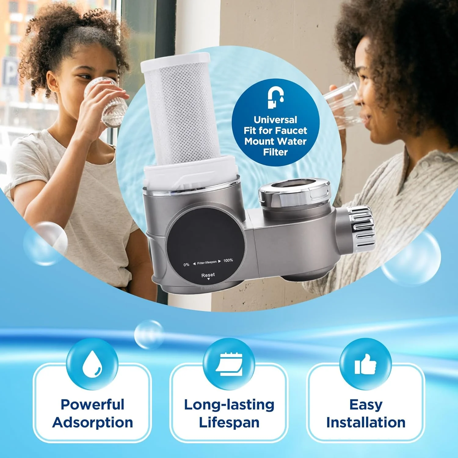 فیلتر جایگزین شیر آب PFUTURE بسته 2 عددی – نصب آسان، ضد نشت، بدون BPA، مناسب برای سینک آشپزخانه و حمام برای آب خالص و تمیز فیلتر جایگزین شیر آب PFUTURE بسته 2 عددی – نصب آسان، ضد نشت، بدون BPA، مناسب برای سینک آشپزخانه و حمام برای آب خالص و تمیز