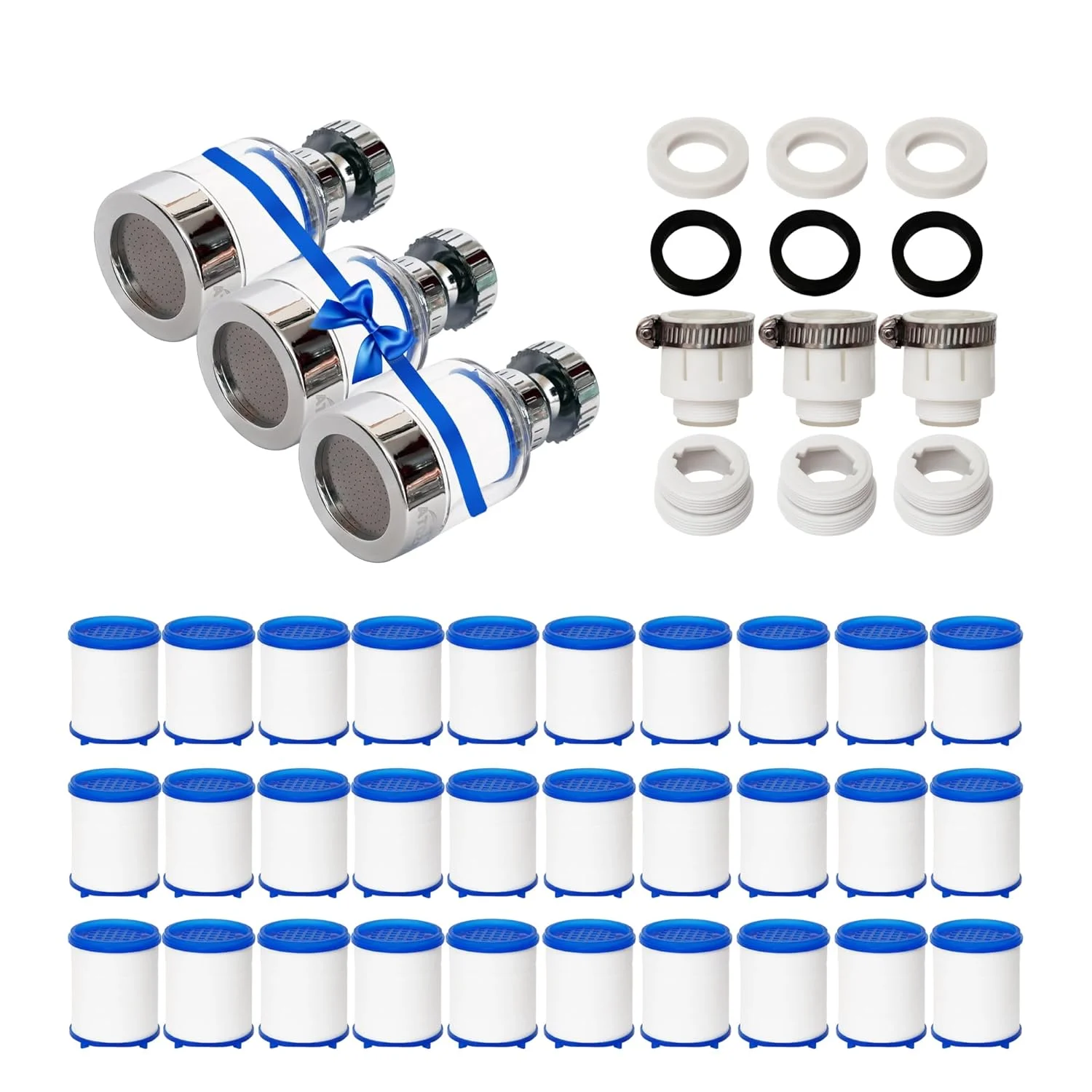 فیلتر آب شیر ظرفشویی، سیستم فیلتراسیون قوی، فیلتر شیر آب چرخشی 360 درجه، تصفیه کننده شیر آشپزخانه، شیر آب حذف کلر، فیلتر شیر آب با راندمان بالا، تصفیه کننده آب برای شیر آب خانه و حمام