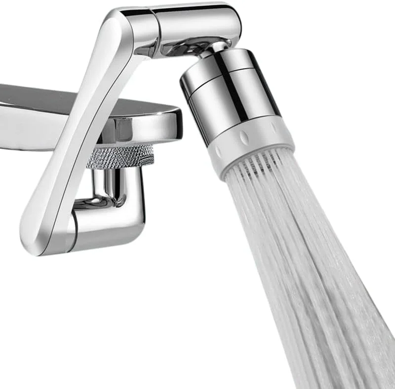 افزایش دهنده چرخان 1440 درجه شیر آب AYMNOOR با فیلتر آب قابل مشاهده و 8 فیلتر جایگزین - اسپری سینک ضد پاشش دو حالته، طراحی جهانی برنجی + ABS برای آشپزخانه و حمام افزایش دهنده چرخان 1440 درجه شیر آب AYMNOOR با فیلتر آب قابل مشاهده و 8 فیلتر جایگزین - اسپری سینک ضد پاشش دو حالته، طراحی جهانی برنجی + ABS برای آشپزخانه و حمام