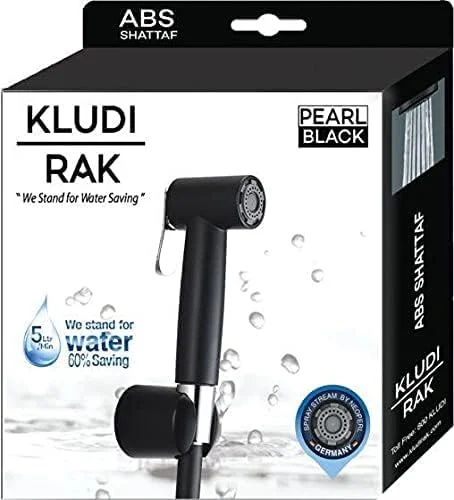 شاتاف ABS کلودی RAK به همراه شلنگ و نگهدارنده (مشکی) شاتاف ABS کلودی RAK به همراه شلنگ و نگهدارنده (مشکی)