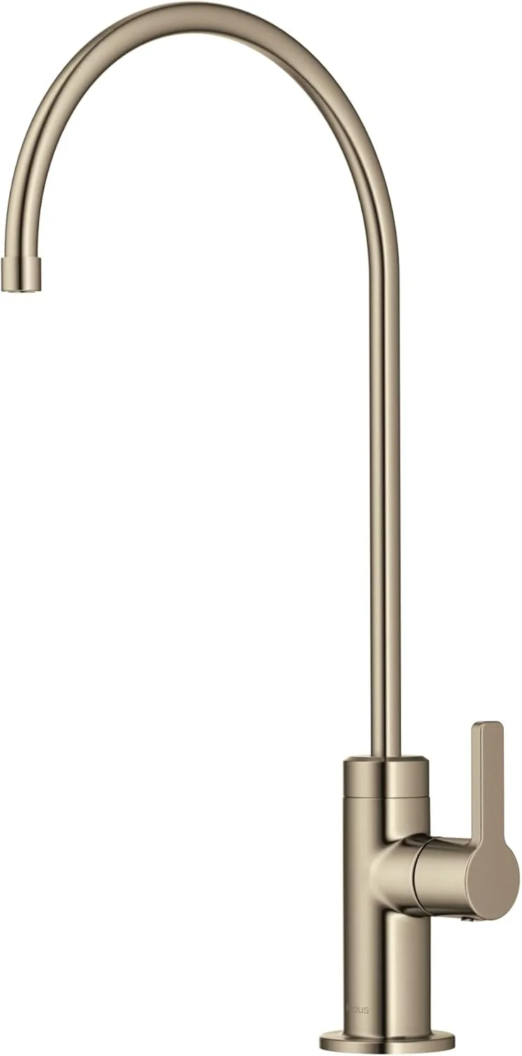 شیر آب فیلتر آب آشامیدنی تک دستگیره KRAUS Oletto برای سیستم فیلتراسیون آب در رنگ برنز شامپاین عتیقه بدون لک، FF-103SFACB شیر آب فیلتر آب آشامیدنی تک دستگیره KRAUS Oletto برای سیستم فیلتراسیون آب در رنگ برنز شامپاین عتیقه بدون لک، FF-103SFACB