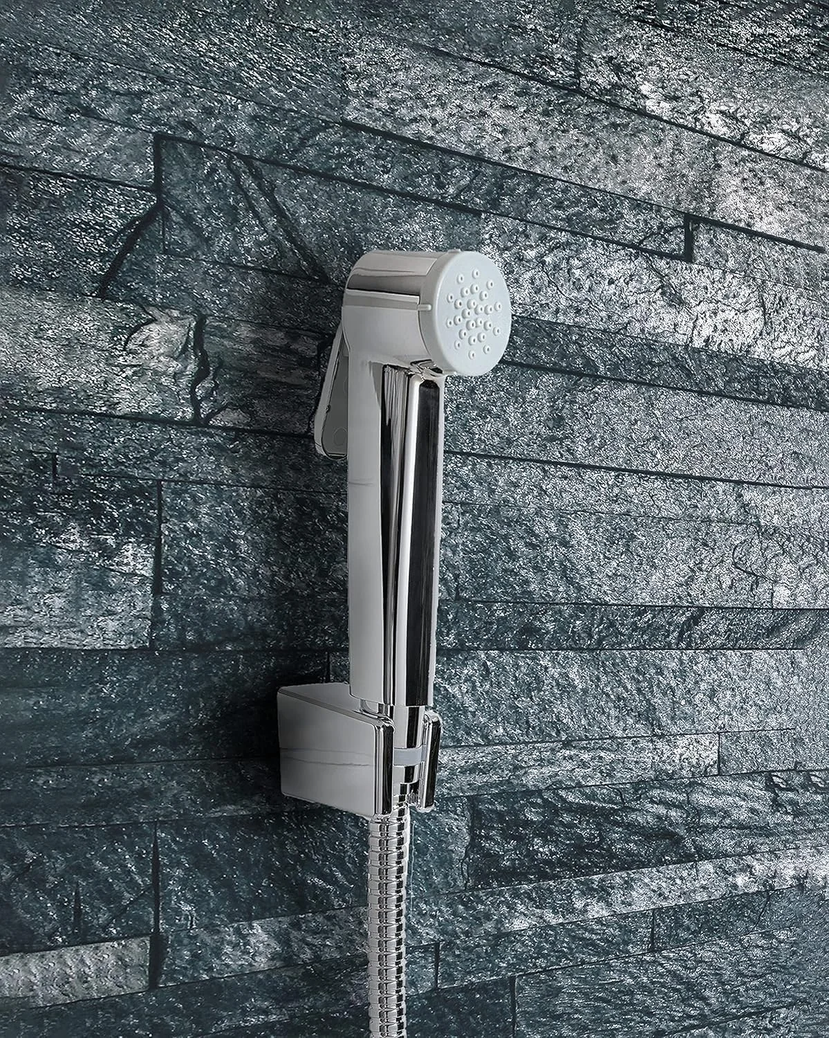 ست شطاف دستی Streamflow™ Alpha - کروم براق / شلنگ استیل/کروم 120 سانتی متری