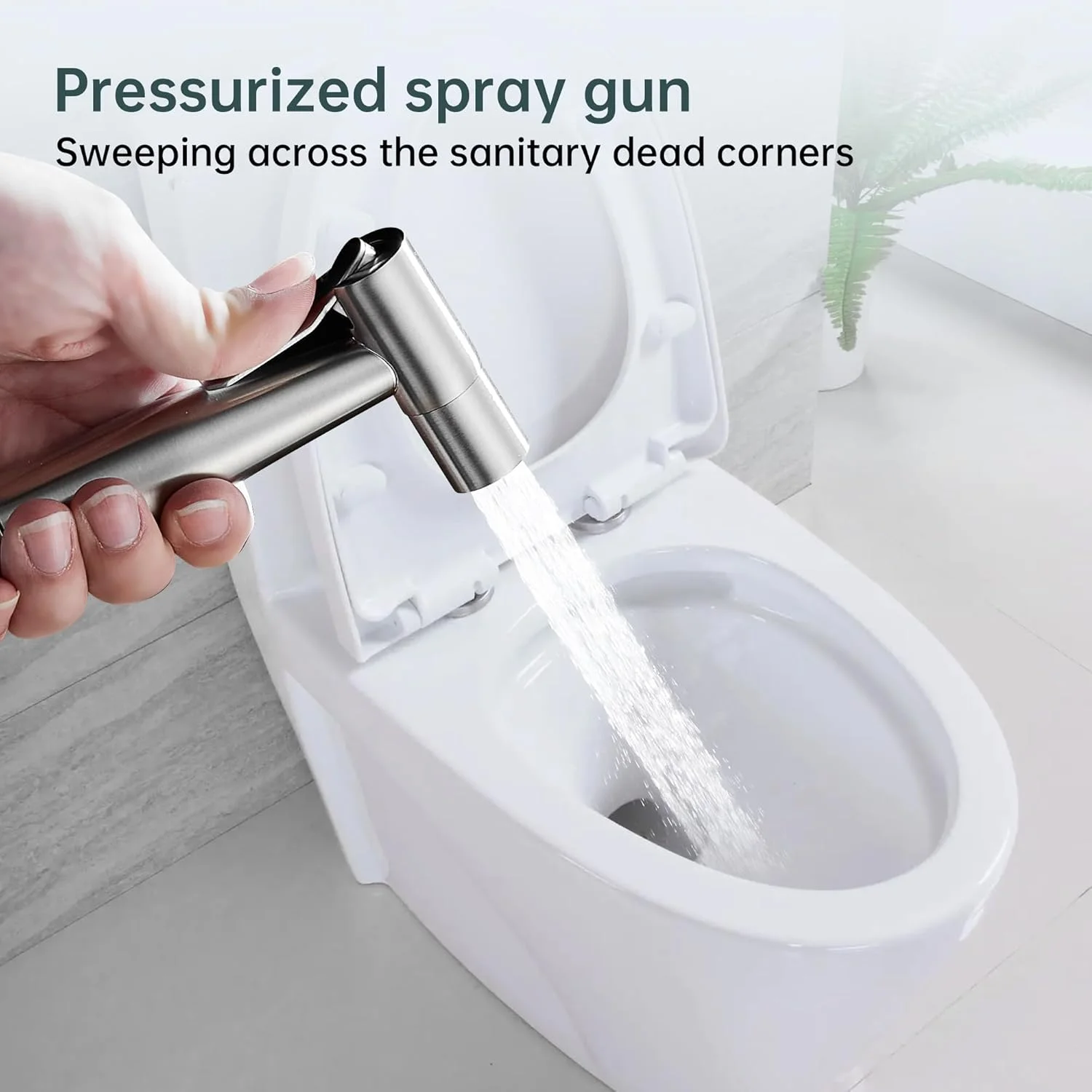 شیر دستی بهداشتی توالت به همراه شلنگ 1.2 متری، مناسب برای شستشوی پارچه ای، نظافت حمام، دوش اسلامی و بهداشت شخصی، استیل ضد زنگ برس خورده شیر دستی بهداشتی توالت به همراه شلنگ 1.2 متری، مناسب برای شستشوی پارچه ای، نظافت حمام، دوش اسلامی و بهداشت شخصی، استیل ضد زنگ برس خورده