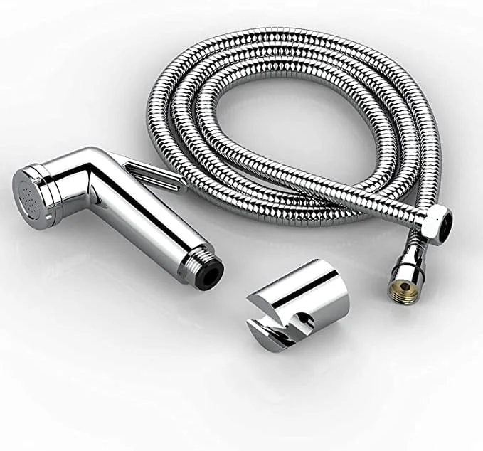 شیر بهداشتی AMBAV Milano به همراه شلنگ انعطاف پذیر بافته شده 1.0 متری و قلاب (روکش کروم) شیر بهداشتی AMBAV Milano به همراه شلنگ انعطاف پذیر بافته شده 1.0 متری و قلاب (روکش کروم)