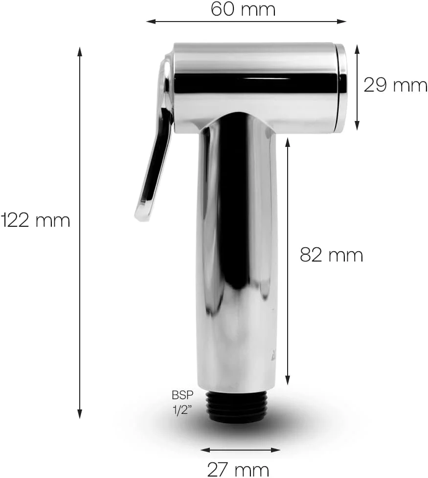 شیر بهداشتی ABS آلتون مدل SHR20130 به همراه شلنگ انعطاف پذیر 1.25 متری از جنس استیل 304 و قلاب دیواری، روکش کروم (اسپری جت برای توالت) شیر بهداشتی ABS آلتون مدل SHR20130 به همراه شلنگ انعطاف پذیر 1.25 متری از جنس استیل 304 و قلاب دیواری، روکش کروم (اسپری جت برای توالت)