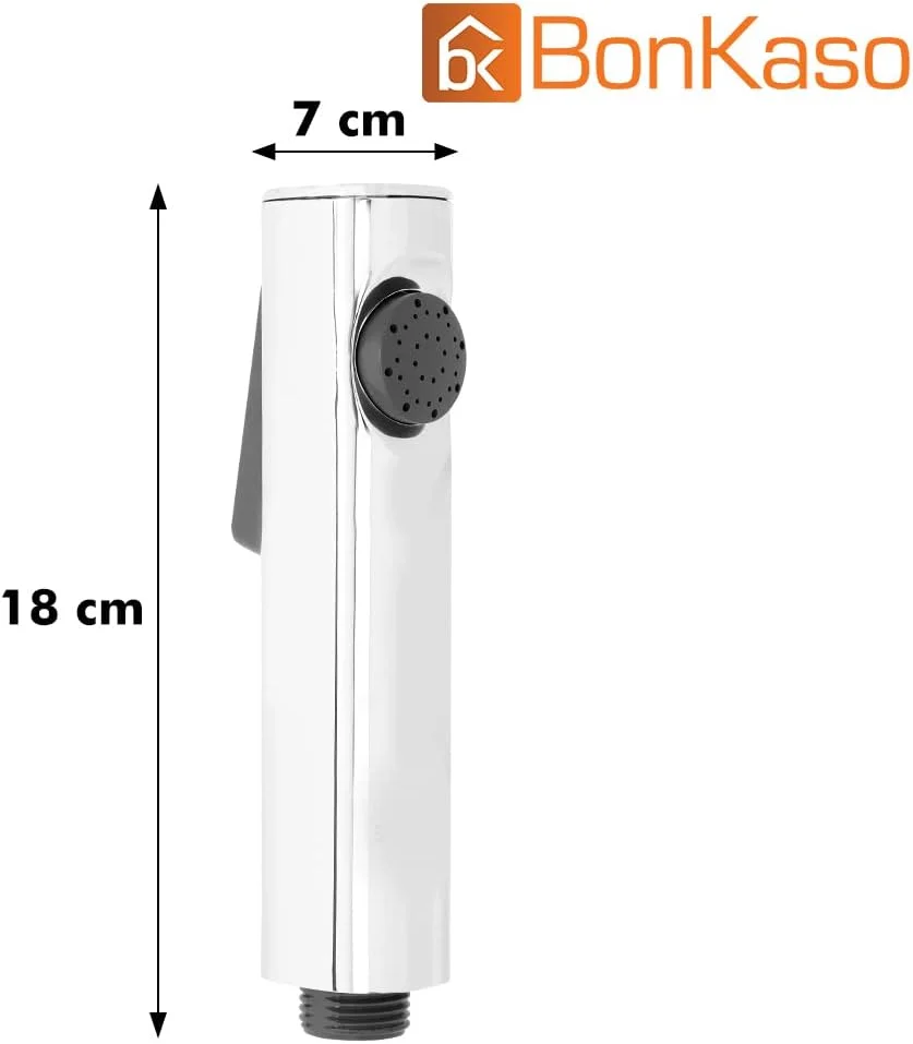 شلنگ توالت پلاستیکی ABS بونکاسو مدل HF-1045 WF CP با قابلیت چرخش 360 درجه، روکش کروم، دارای جت اسپری (تک عددی) (فقط شیر بدون شلنگ) شلنگ توالت پلاستیکی ABS بونکاسو مدل HF-1045 WF CP با قابلیت چرخش 360 درجه، روکش کروم، دارای جت اسپری (تک عددی) (فقط شیر بدون شلنگ)