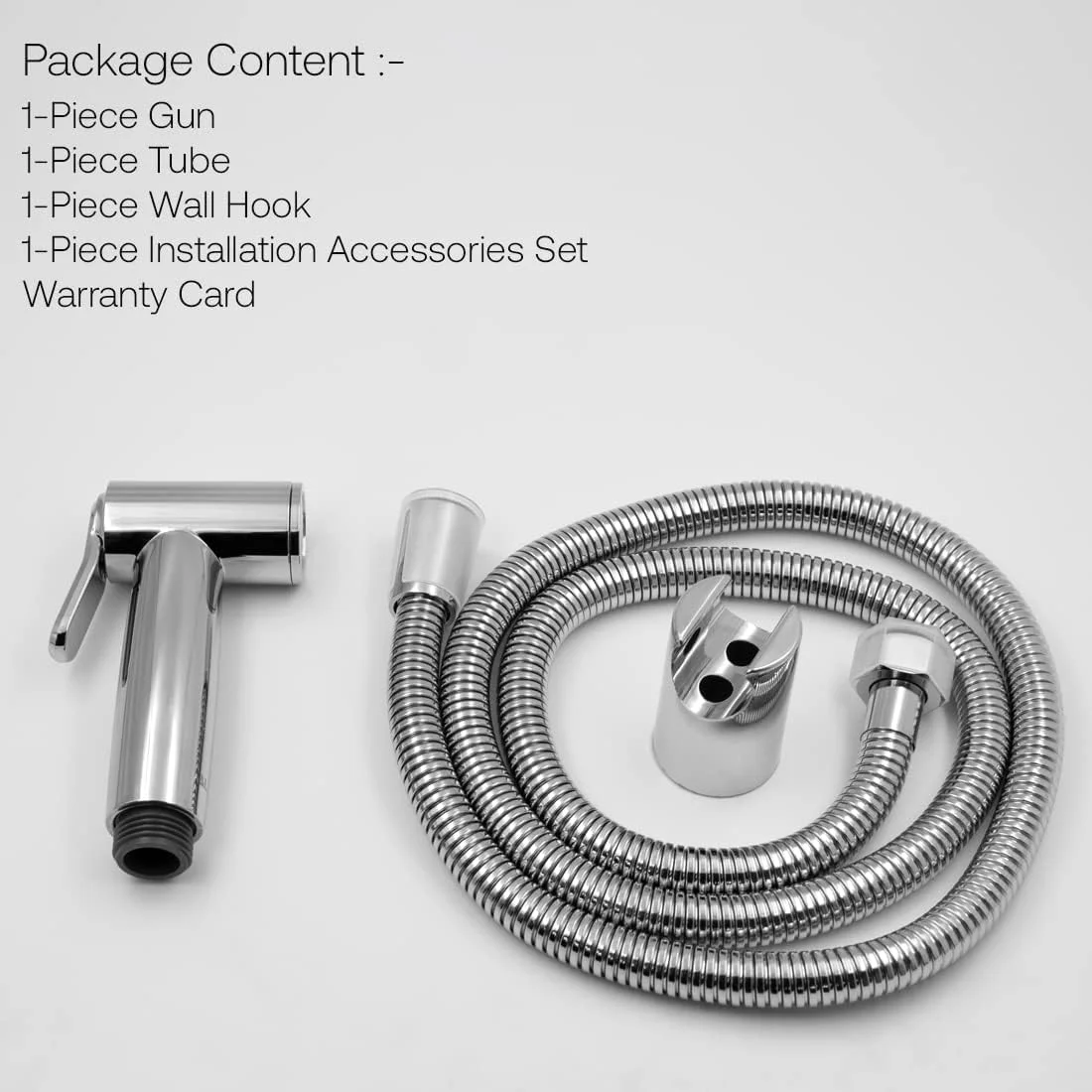 شیر بهداشتی ABS آلتون مدل SHR20130 به همراه شلنگ انعطاف پذیر 1.25 متری از جنس استیل 304 و قلاب دیواری، روکش کروم (اسپری جت برای توالت) شیر بهداشتی ABS آلتون مدل SHR20130 به همراه شلنگ انعطاف پذیر 1.25 متری از جنس استیل 304 و قلاب دیواری، روکش کروم (اسپری جت برای توالت)