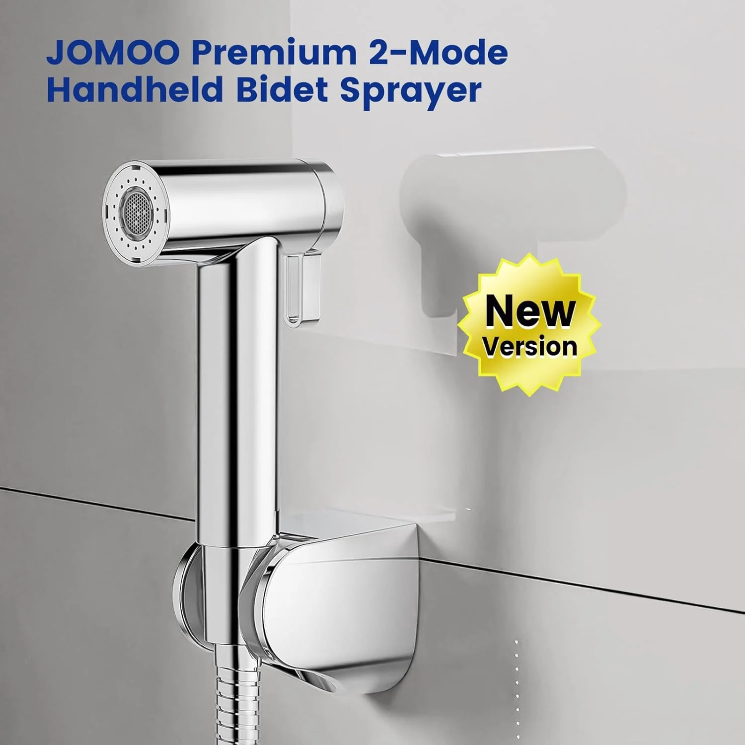 شطاف جومو، اسپری جت برای توالت، دوش اسلامی، سر دوش بیده با قابلیت تنظیم فشار آب فقط برای دوش اسلامی، بهداشت شخصی، اسپری آب توالت برای شستشوی پارچه