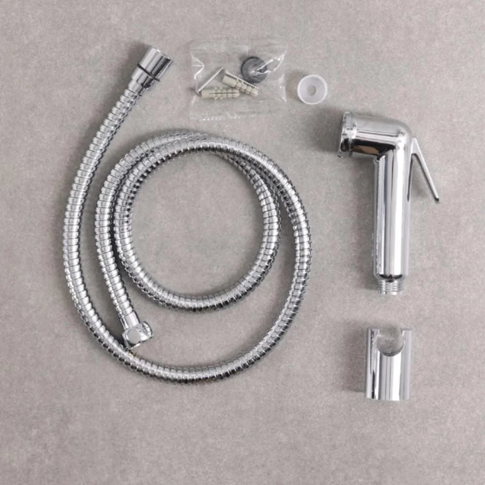 ست شطاف مدل Milano Deluxe Plus - روکش کروم | اسپری جت آکریلیک برای توالت | کیت اسپری بیده دستی - اسپری، نگهدارنده اسپری، شلنگ، پیچ | مناسب برای تمام شلنگ های دوش استاندارد | لوازم حمام