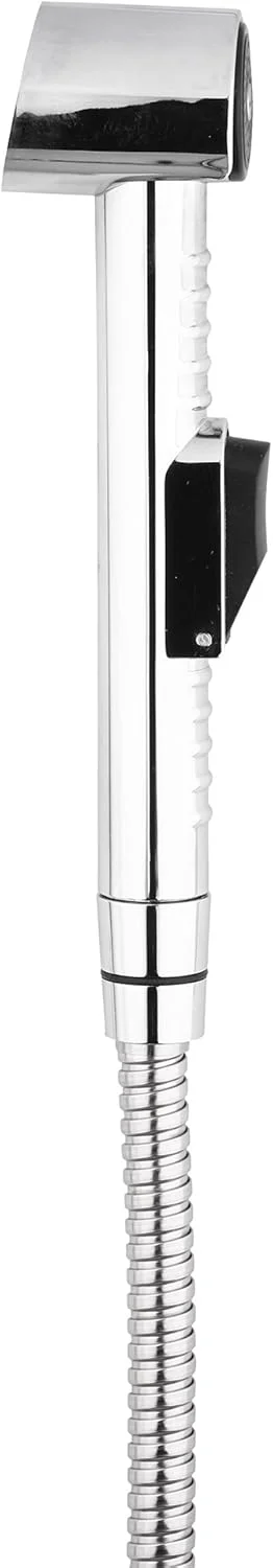 شیر بهداشتی ABS هیندور با شلنگ استیل انعطاف پذیر 1.2 متری و قلاب دیواری - جت اسپری برای توالت