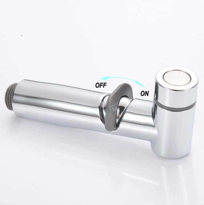 دوش دستی توالت با قابلیت تنظیم جریان و دو عملکرد، شیر بهداشتی توالت، سر دوش دستی، بیده شاتاف توالت فرنگی