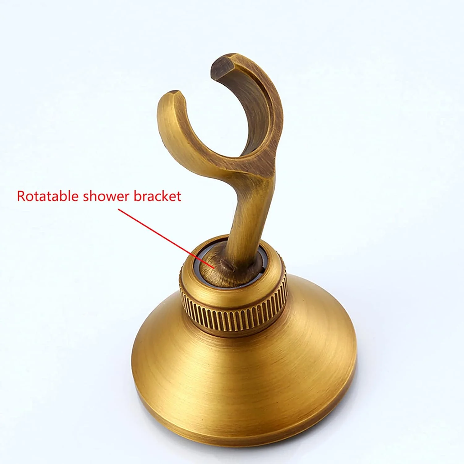 شیر دستی بهداشتی دیواری برنجی به همراه شلنگ و اتصالات، آب سرد، مناسب حمام، شستشوی حیوانات خانگی، رنگ برنز مشکی (آنتیک)