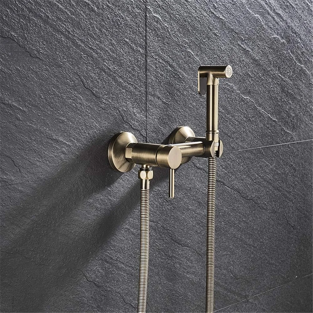 شیرآلات بهداشتی دوش حمام، شیر دوش حمام برنزی عتیقه، اسپری توالت بهداشتی، دوش مخلوط کننده واشر توالت، برنز عتیقه آ (برنز عتیقه ب)