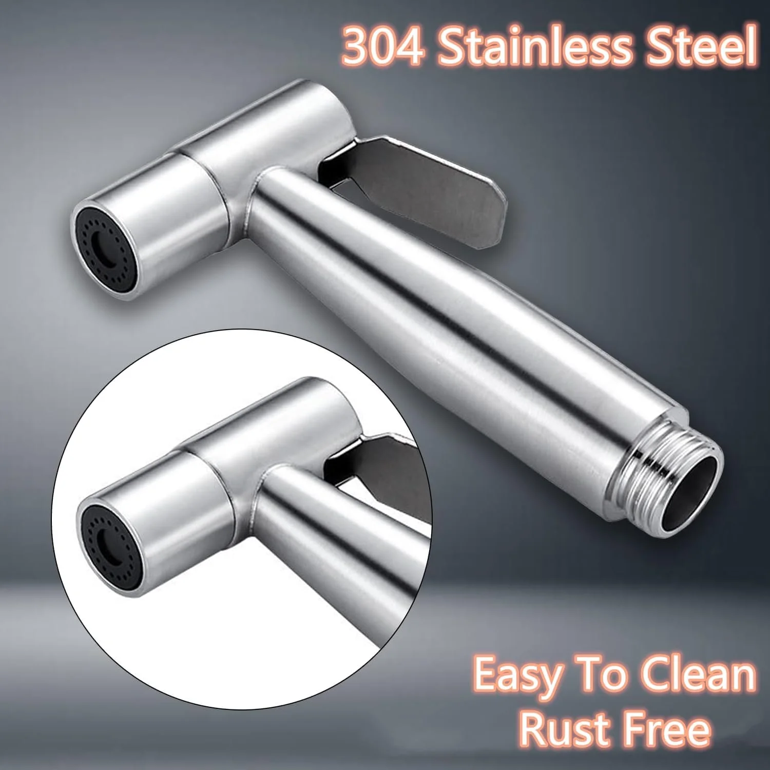 شیرآلات بیده Beauenty، اسپری بیده دستی، برای توالت با شلنگ بیده 1.5 متری، بیده دستی استیل ضد زنگ برای بهداشت، نظافت حمام، اتصال بیده قابل تنظیم برای توالت برای شستشوی نوزاد شیرآلات بیده Beauenty، اسپری بیده دستی، برای توالت با شلنگ بیده 1.5 متری، بیده دستی استیل ضد زنگ برای بهداشت، نظافت حمام، اتصال بیده قابل تنظیم برای توالت برای شستشوی نوزاد