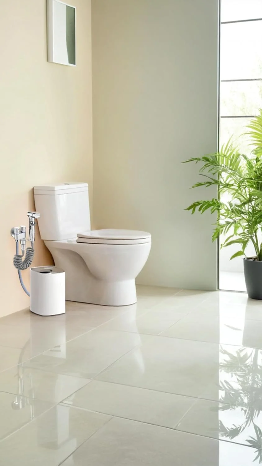 شیر کنترل دوگانه ورودی 1 به 2 خروجی Sweet seven با اسپری بیرون کشیدنی - شیر دوگانه برای توالت و ماشین لباسشویی (نقره ای) شیر کنترل دوگانه ورودی 1 به 2 خروجی Sweet seven با اسپری بیرون کشیدنی - شیر دوگانه برای توالت و ماشین لباسشویی (نقره ای)