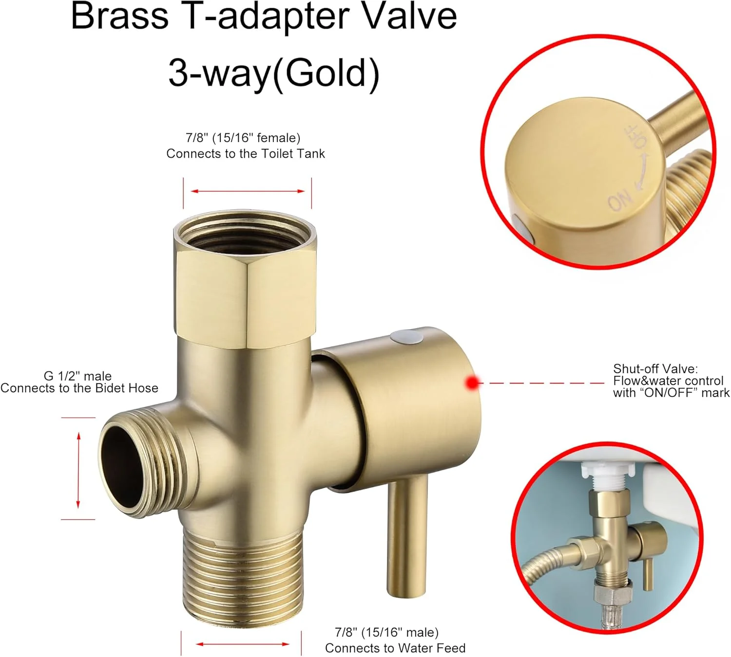 شیر توالت شوی Senhozi طلایی برس خورده، سر دوش استیل ضد زنگ با حالت های اسپری جت و اسپری نرم، اسپری دستی حمام برای شستشوی پارچه ای، شستشوی حیوانات خانگی، شستشوی بهداشتی بانوان شیر توالت شوی Senhozi طلایی برس خورده، سر دوش استیل ضد زنگ با حالت های اسپری جت و اسپری نرم، اسپری دستی حمام برای شستشوی پارچه ای، شستشوی حیوانات خانگی، شستشوی بهداشتی بانوان