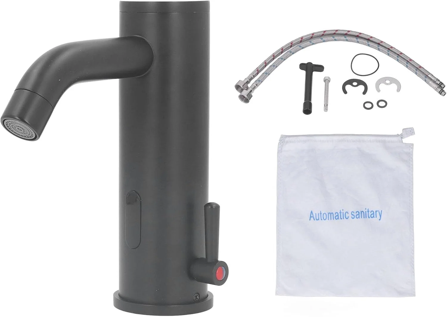 شیر آب حمام بدون لمس گیرول، شیر آب اتوماتیک برنجی، شیر آب سینک آب سرد و گرم، رزوه مادگی 1/2 اینچ G1، شیر آب سنسور صرفه جویی در آب