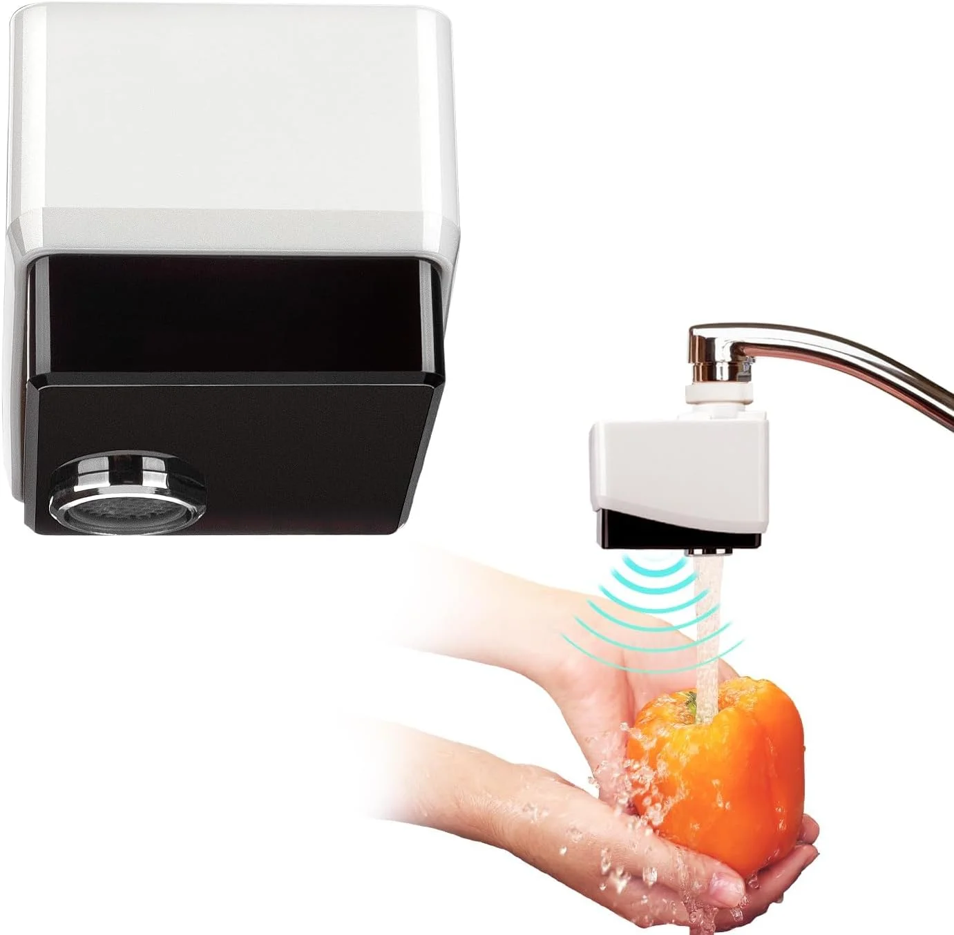 آداپتور شیر آب اتوماتیک NALACAL مدل Lite - سنسور حرکتی اتوماتیک برای سینک آشپزخانه و حمام، ضد آب IPX6