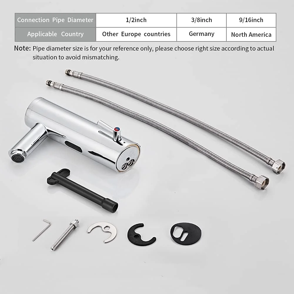 شیر روشویی سنسوردار یونگلو، شیر سنسوری اتوماتیک بدون لمس، شیر القایی، شیر سینک دستشویی، شیر آب سینک مسی نوبل، لوازم حمام، شیر آب گرم و سرد